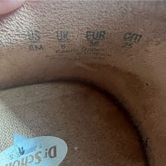 Dr. Scholl’s Bandit Ankle Bootie Womens 8M Tan Perforated Suede Shoes - Picture 7 of 7